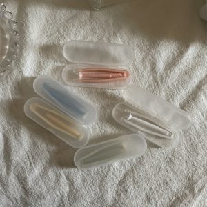 Extended Morandi Pure Color Matte Finish Contact Lens Remover Tool