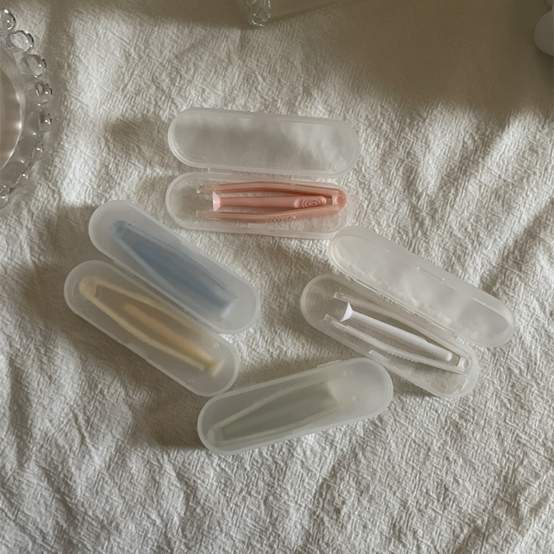 Extended Morandi Pure Color Matte Finish Contact Lens Remover Tool